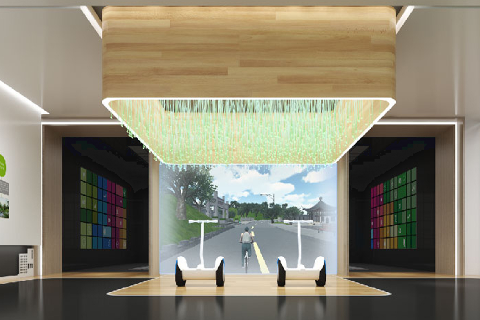 “最美水岸线环游”平衡车体感VR互动